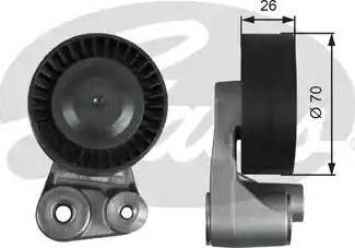 Gates T39347 - Belt Tensioner, v-ribbed belt www.autospares.lv