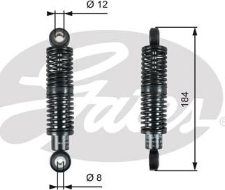 Gates T39265 - Demferis, Ķīļrievu siksna autospares.lv