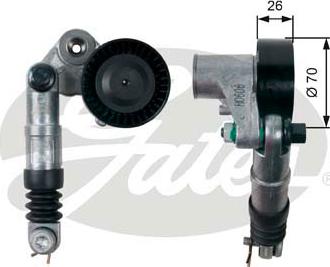 Gates T39216 - Belt Tensioner, v-ribbed belt www.autospares.lv