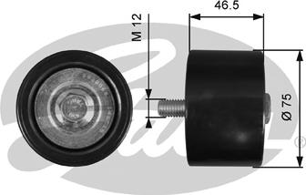 Gates T36626 - Parazīt / Vadrullītis, Ķīļrievu siksna www.autospares.lv