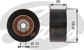 Gates T36620 - Pulley, v-ribbed belt www.autospares.lv