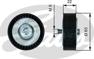 Gates T36734 - Parazīt / Vadrullītis, Ķīļrievu siksna autospares.lv