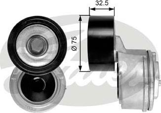 Gates T38640 - Siksnas spriegotājs, Ķīļsiksna www.autospares.lv