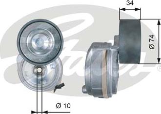 Gates T38638 - Siksnas spriegotājs, Ķīļsiksna www.autospares.lv