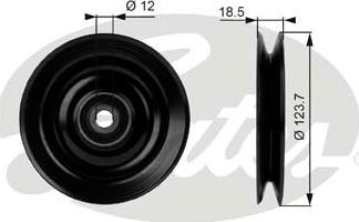 Gates T38040 - Parazīt / Vadrullītis, Ķīļsiksna www.autospares.lv