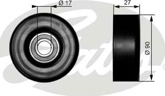 Gates T38010 - Parazīt / Vadrullītis, Ķīļrievu siksna www.autospares.lv