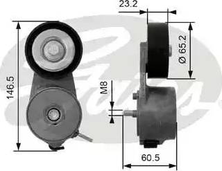 Gates T38370 - Pulley, v-ribbed belt www.autospares.lv