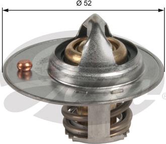 Gates TH49087G1 - Termostats, Dzesēšanas šķidrums autospares.lv