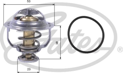 Gates TH42895G1 - Termostats, Dzesēšanas šķidrums autospares.lv