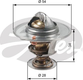 Gates TH47685G1 - Termostats, Dzesēšanas šķidrums autospares.lv