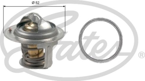 Gates TH47188G1 - Термостат охлаждающей жидкости / корпус www.autospares.lv