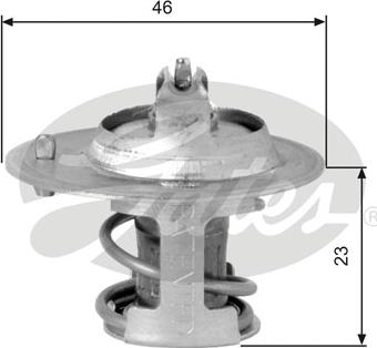 Gates TH06691G1 - Termostats, Dzesēšanas šķidrums www.autospares.lv