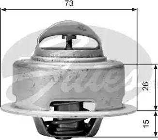 Gates TH01591G1 - Термостат охлаждающей жидкости / корпус www.autospares.lv