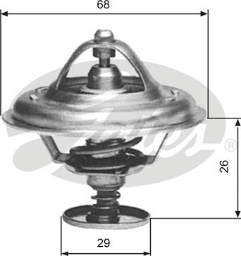 Gates TH08983G1 - Termostats, Dzesēšanas šķidrums autospares.lv