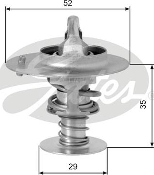 Gates TH03382G1 - Termostats, Dzesēšanas šķidrums www.autospares.lv