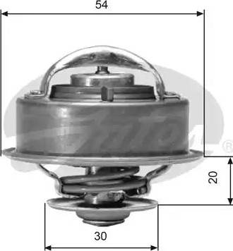 Gates TH03782G1 - Termostats, Dzesēšanas šķidrums www.autospares.lv