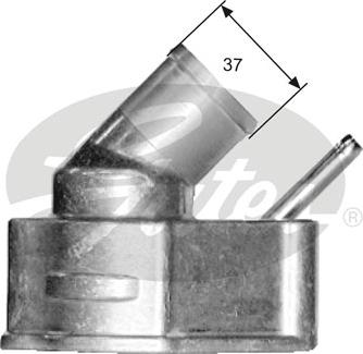 Gates TH14982G1 - Termostats, Dzesēšanas šķidrums autospares.lv