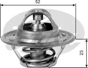 Gates TH14088 - Coolant thermostat / housing www.autospares.lv