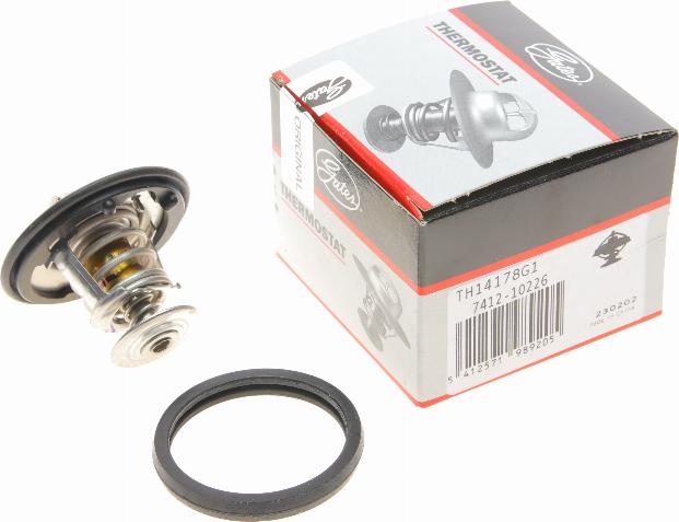 Gates TH14178G1 - Coolant thermostat / housing www.autospares.lv