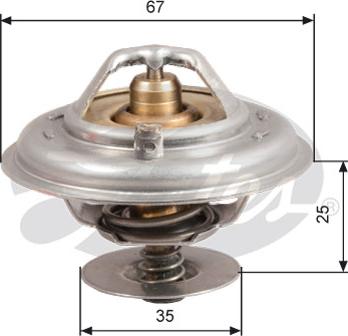 Gates TH14380G1 - Termostats, Dzesēšanas šķidrums autospares.lv