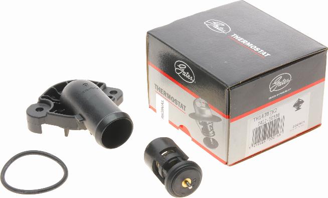 Gates TH14787K2 - Coolant thermostat / housing www.autospares.lv