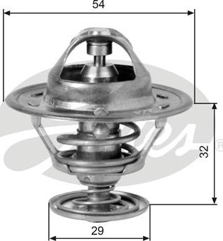 Gates TH10981G1 - Termostats, Dzesēšanas šķidrums www.autospares.lv