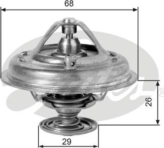 Gates TH10078G1 - Termostats, Dzesēšanas šķidrums www.autospares.lv