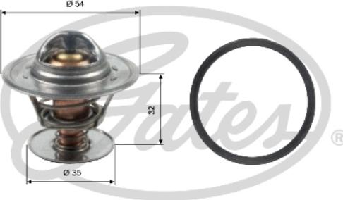 Gates TH13684G1 - Termostats, Dzesēšanas šķidrums www.autospares.lv