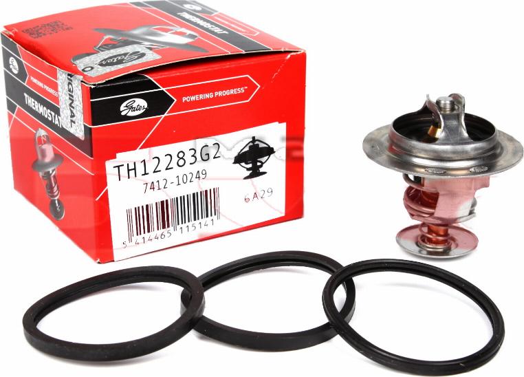 Gates TH12283G2 - Coolant thermostat / housing www.autospares.lv