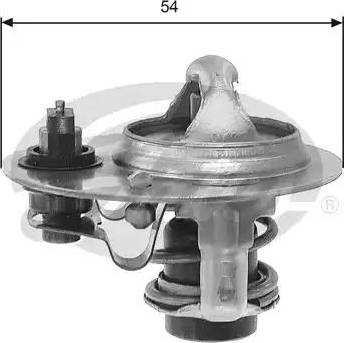 Gates TH30785G1 - Coolant thermostat / housing www.autospares.lv