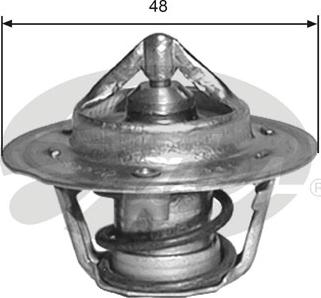 Gates TH33291G1 - Термостат охлаждающей жидкости / корпус www.autospares.lv