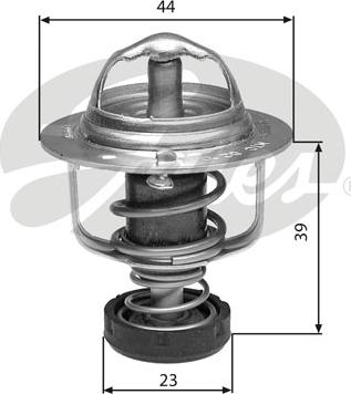 Gates TH29782G1 - Termostats, Dzesēšanas šķidrums autospares.lv