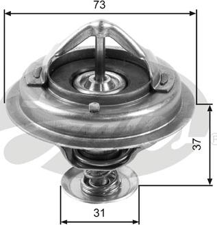 Gates TH24582G1 - Термостат охлаждающей жидкости / корпус www.autospares.lv