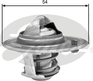 Gates TH25982G1 - Coolant thermostat / housing www.autospares.lv