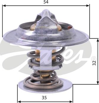 Gates TH26590G1 - Термостат охлаждающей жидкости / корпус www.autospares.lv