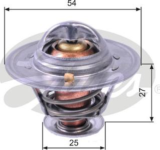 Gates TH22782G1 - Termostats, Dzesēšanas šķidrums www.autospares.lv