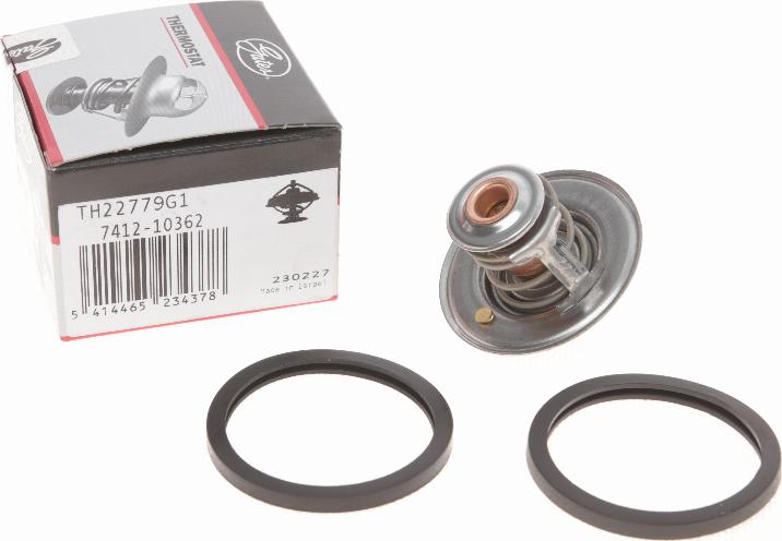 Gates TH22779G1 - Coolant thermostat / housing www.autospares.lv