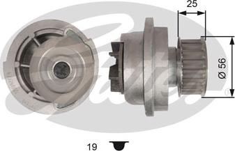 Gates WP0095 - Ūdenssūknis www.autospares.lv