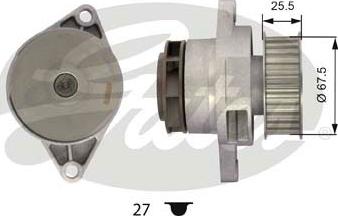 Gates WP0041 - Ūdenssūknis autospares.lv