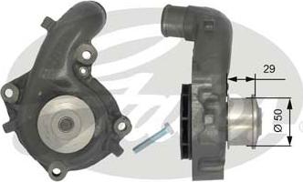 Gates WP0048 - Water Pump www.autospares.lv