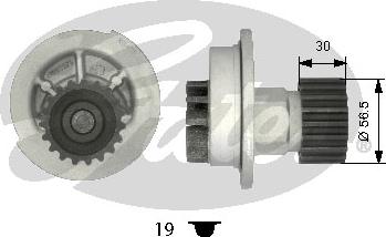 Gates WP0059 - Ūdenssūknis autospares.lv