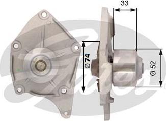 Gates WP0066 - Ūdenssūknis www.autospares.lv