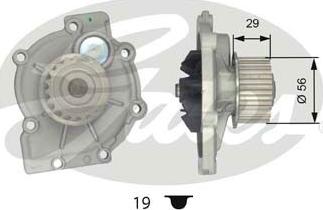 Gates WP0067 - Ūdenssūknis autospares.lv