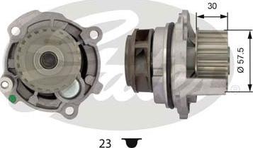 Gates WP0031 - Ūdenssūknis www.autospares.lv