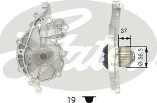 Gates WP0023 - Ūdenssūknis www.autospares.lv