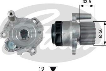 Gates WP0076 - Ūdenssūknis autospares.lv