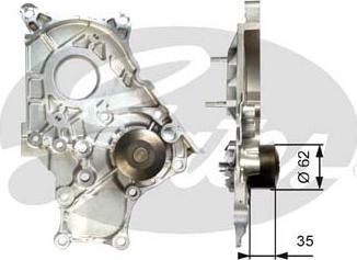 Gates WP0073 - Ūdenssūknis www.autospares.lv