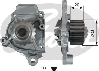 Gates WP0146 - Ūdenssūknis www.autospares.lv