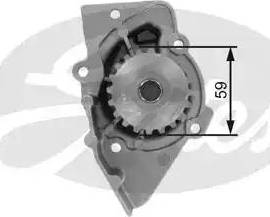 Gates Z80499 - Ūdenssūknis autospares.lv