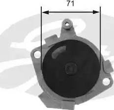 Gates Z80497 - Water Pump www.autospares.lv